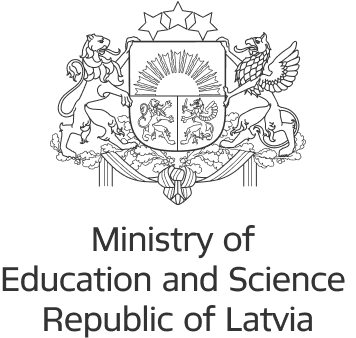 Ministry of education and science of Latvia logo